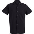 Vf Imagewear Chef Designs Spun Polyester Long Cook Shirt, Black, Spun Polyester, M 5035BKSSM